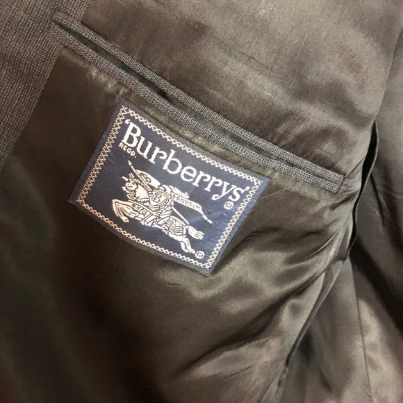 Vintage Burberry Sport Coat Navy 40L - Picture 6 of 10